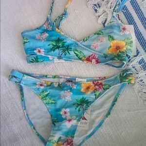Tropical Floral Kids Bikini